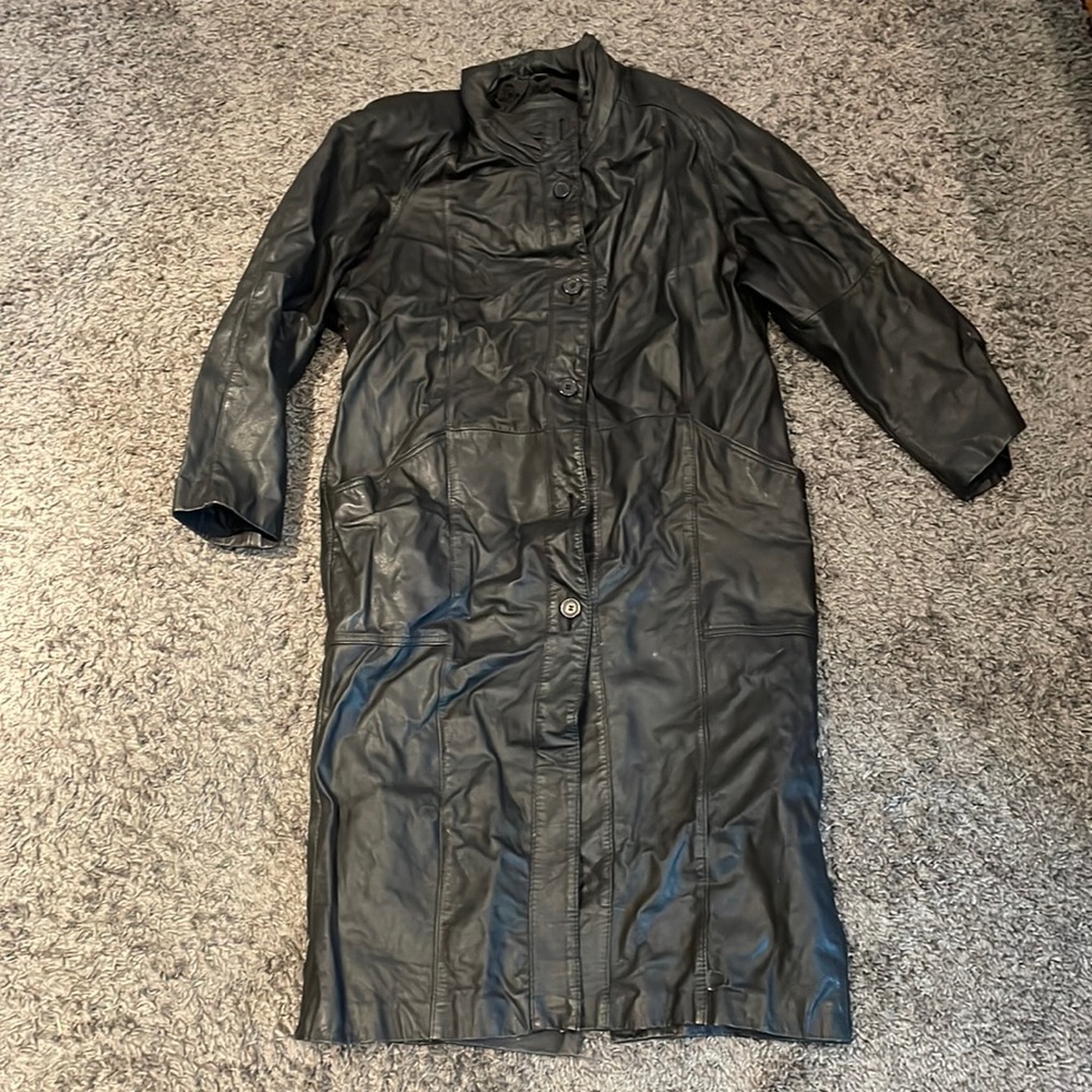 Pelle trenchcoat
